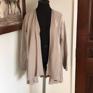 Prairie Cotton waterfall cardigan